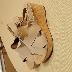 Clark's wedge sandals